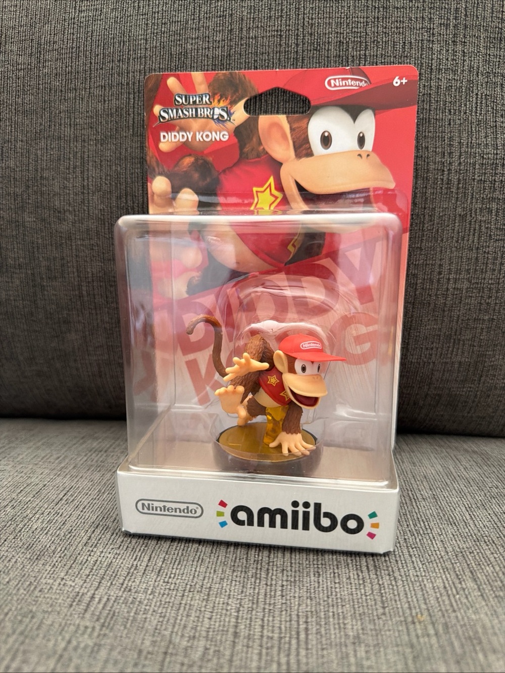 Diddy Kong - Nintendo Amiibo - Super Smash Bros - Brand New & Sealed - Wii U